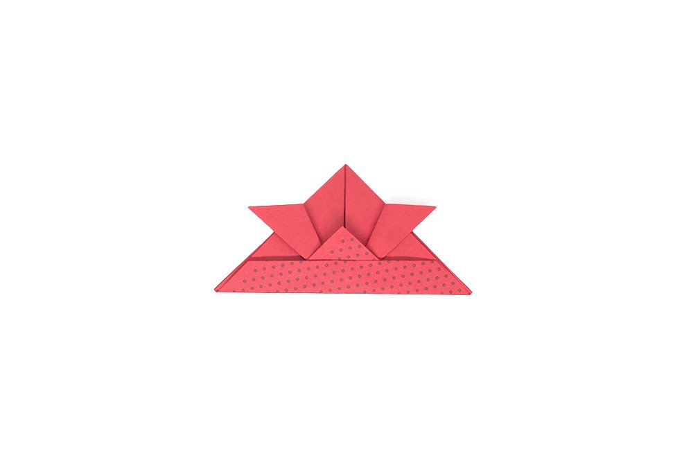 How to fold an Origami Samurai Hat - Finish