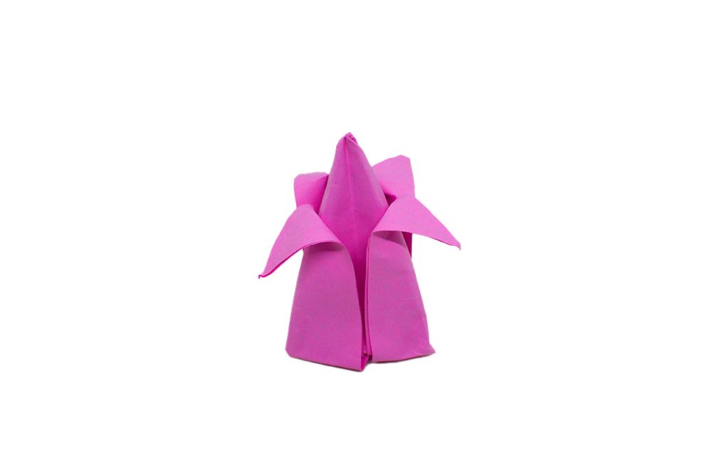How to fold an Origami Tulip - Step 015