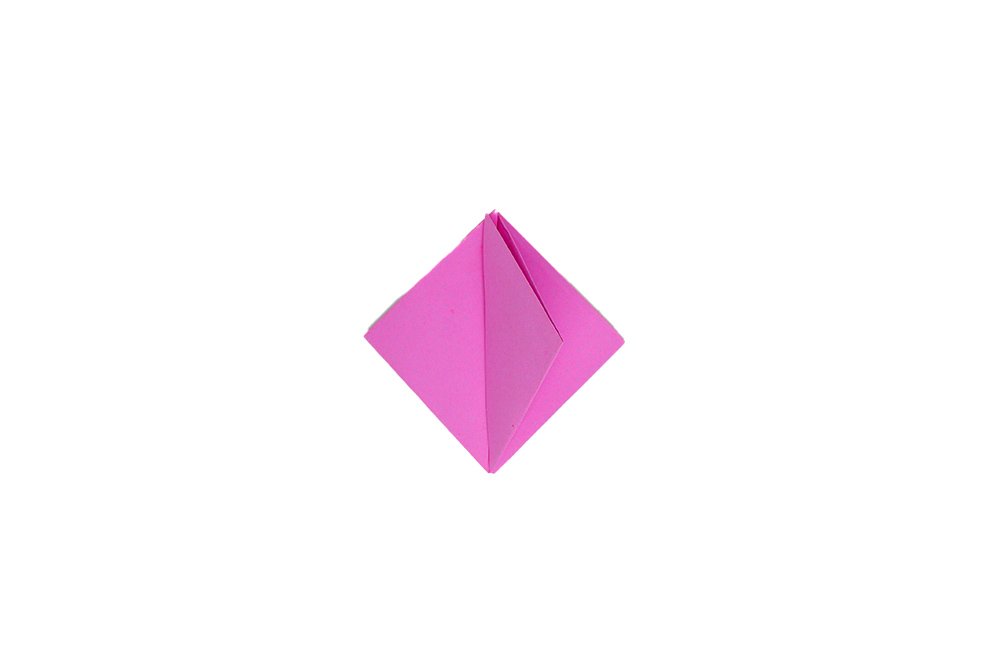 How to fold an Origami Tulip - Step 09