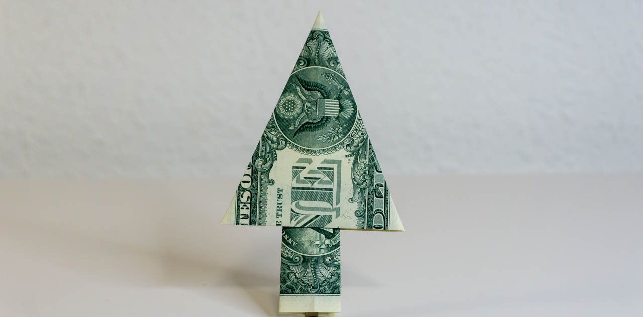 Quick Dollar Bill Origami Tree Guide for Beginners All Steps Shown