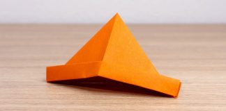 DIY Origami Hat Instruction with pictures - Thumbnail