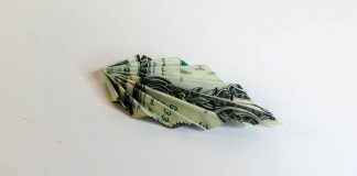 DIY Origami Money Leaf Step by Step Tutorial - Thumbnail