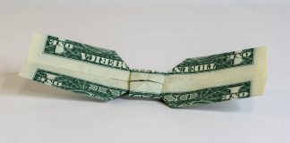 Dollar Bill Bowtie Instructions - 14 Quick Steps - Thumbnail