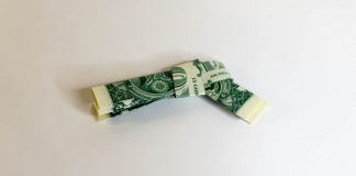 Dollar Bill Gun - Money Origami - Thumbnail