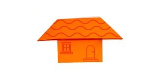 Easy Origami House Folding Instruction - Thumbnail - 2