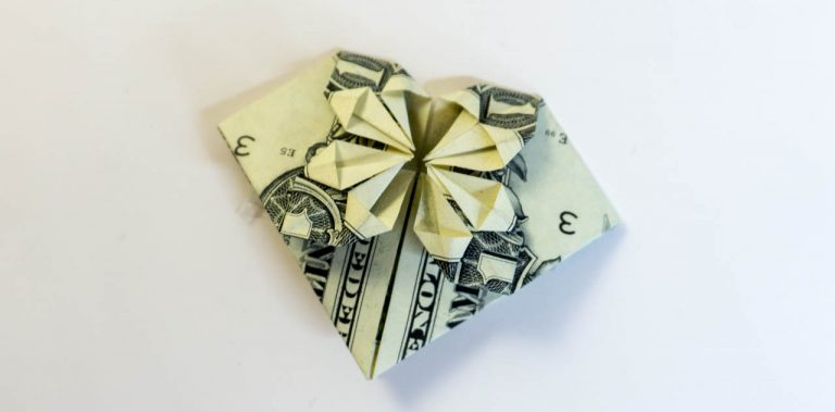 Challenging Origami Dollar Heart With Star | Advance Origami
