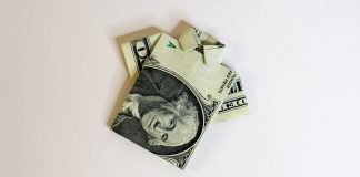 How to Fold a Dollar Bill Origami Shirt - Thumbnail