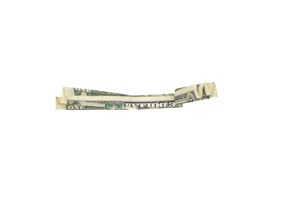 How to Fold a Dollar Origami Cross - Step 07