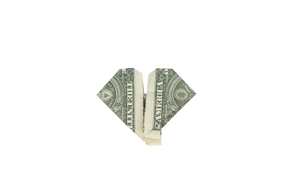 How to Fold a Dollar into a Heart (Advanced) - Step 010