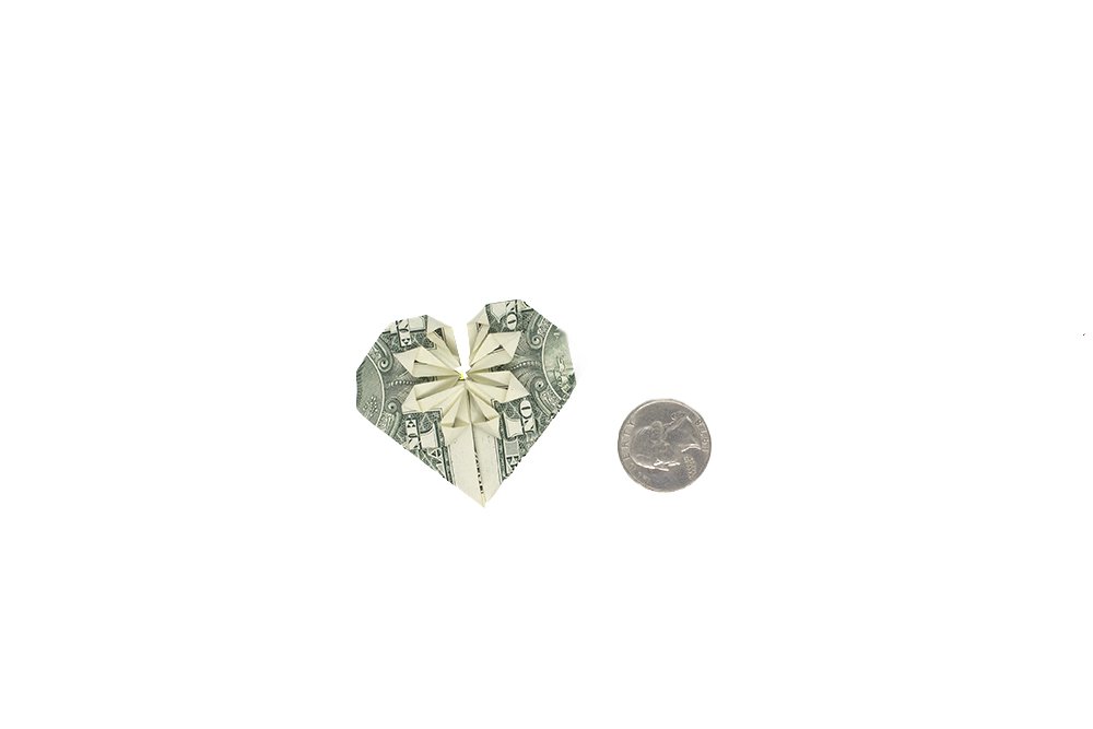 How to Fold a Dollar into a Heart (Advanced) - Step 013