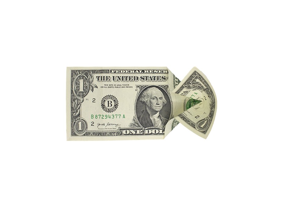 How to Fold a Dollar into a Heart (Advanced) - Step 04.1