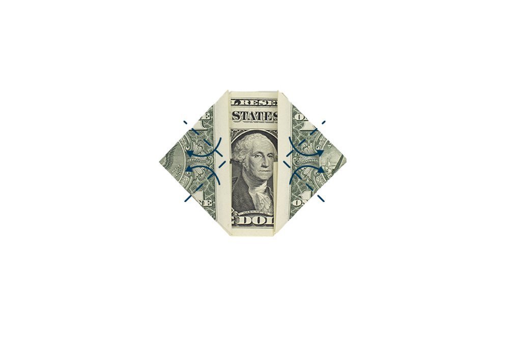 How to Fold a Dollar into a Heart (Advanced) - Step 04.3