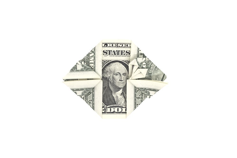 How to Fold a Dollar into a Heart (Advanced) - Step 07
