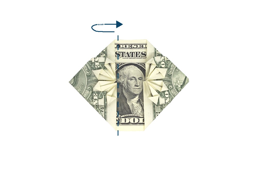 How to Fold a Dollar into a Heart (Advanced) - Step 08.1