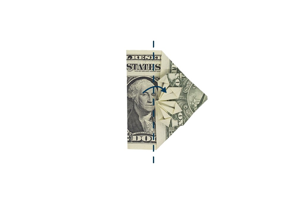 How to Fold a Dollar into a Heart (Advanced) - Step 08.2