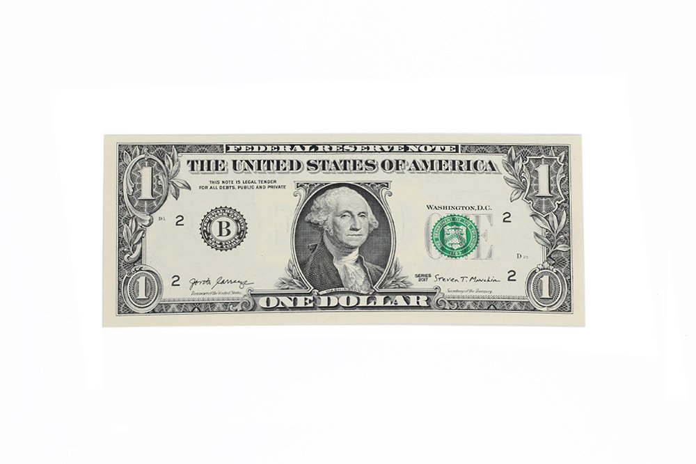 How to Fold a Dollar into a Heart - Step 01