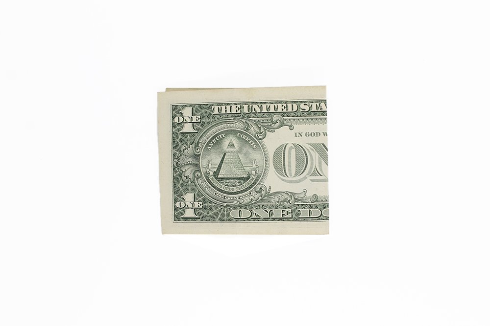 How to Fold a Dollar into a Heart - Step 02