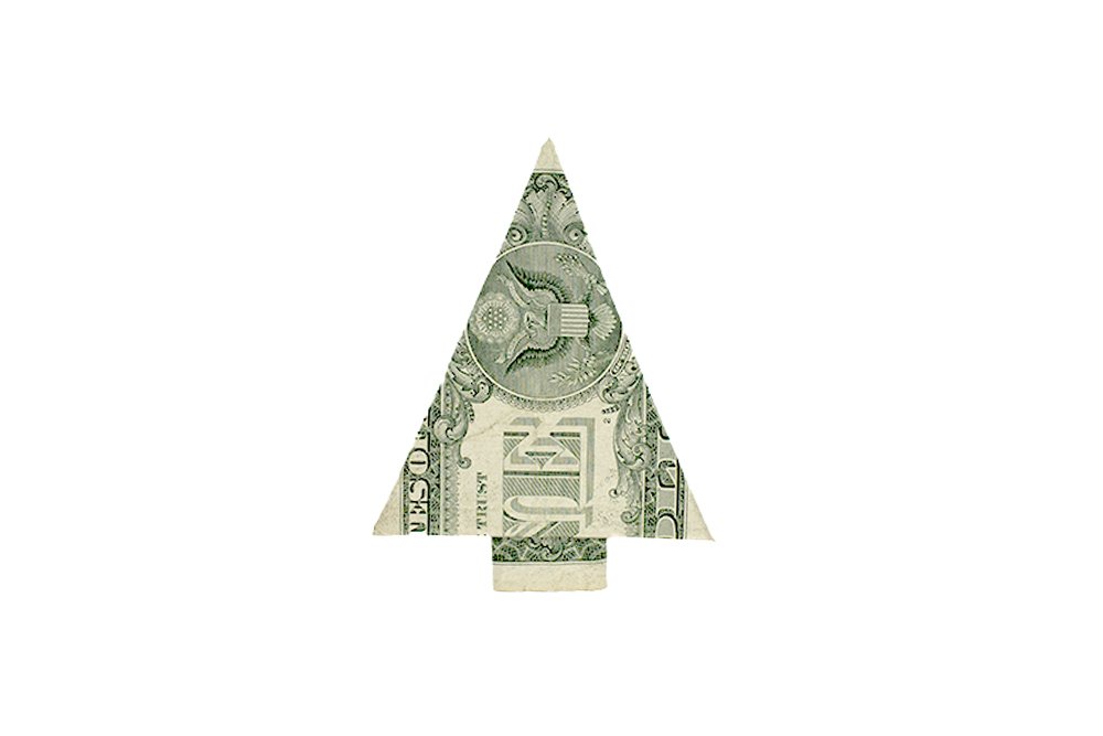 How to Fold a Dollar Bill Origami Tree- Final