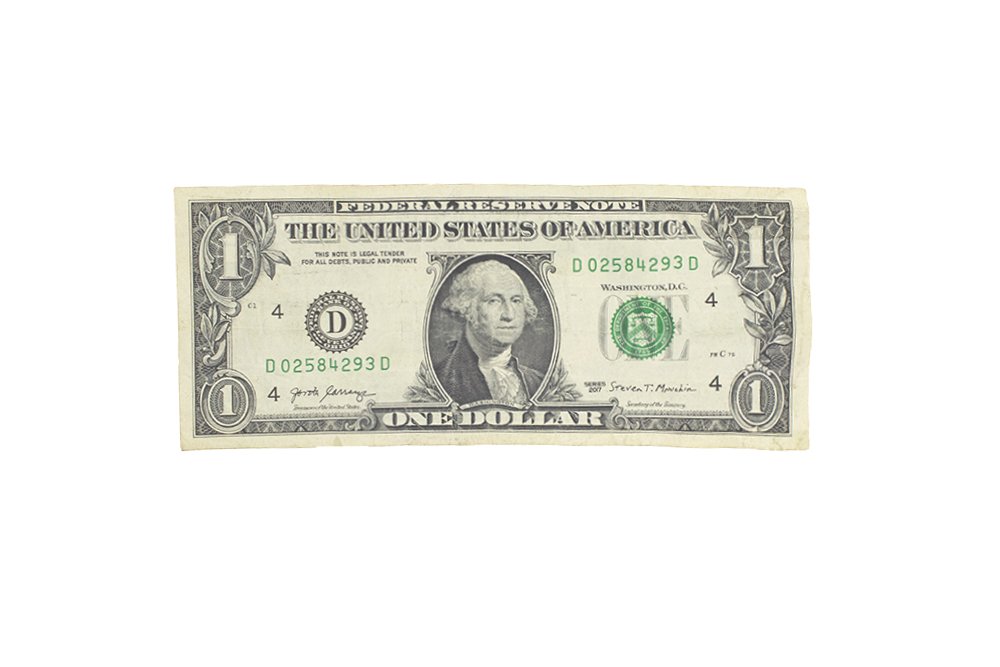 How to Make a Dollar Bill Gun - Step 01