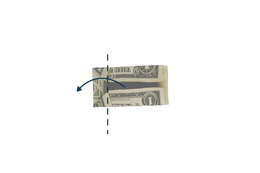 How to Make a Money Origami Box - Step 010.2