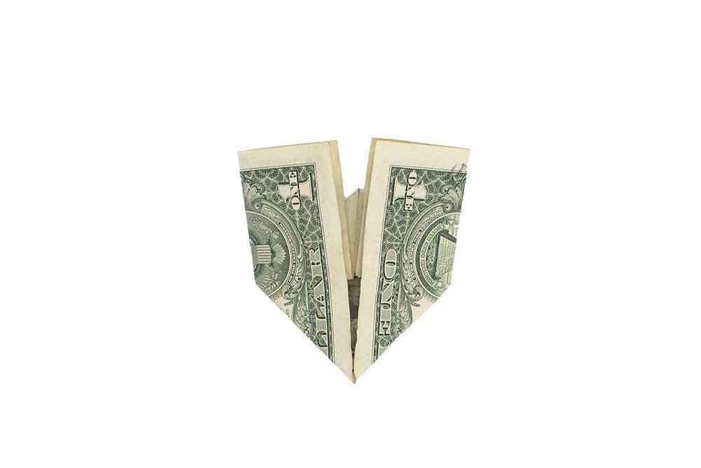 How to Make a Money Origami Graduation Cap - Step 010