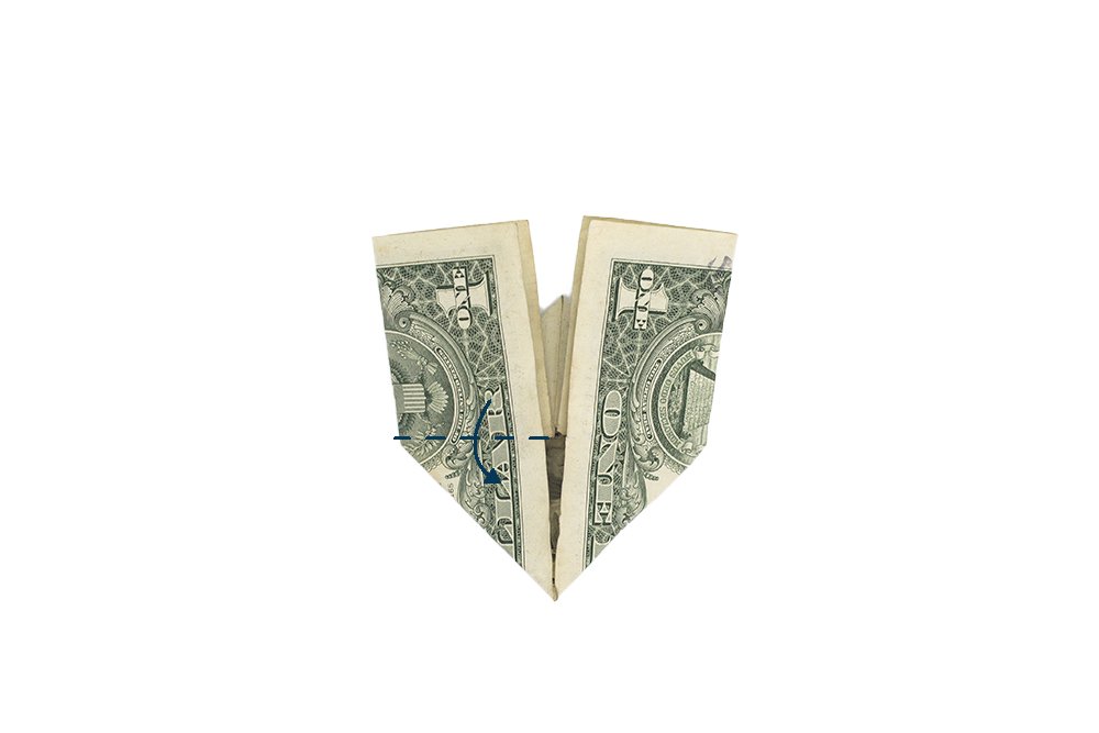 How to Make a Money Origami Graduation Cap - Step 013