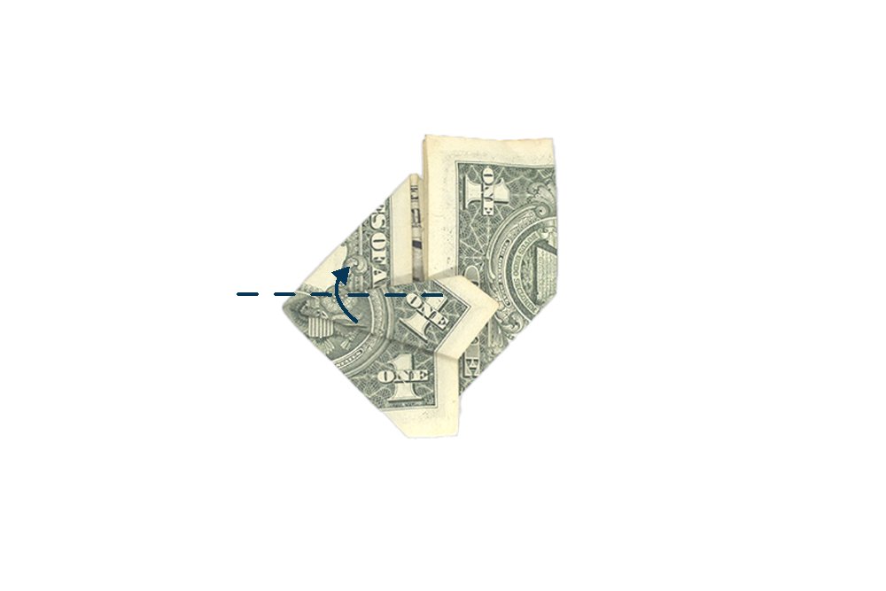 How to Make a Money Origami Graduation Cap - Step 020