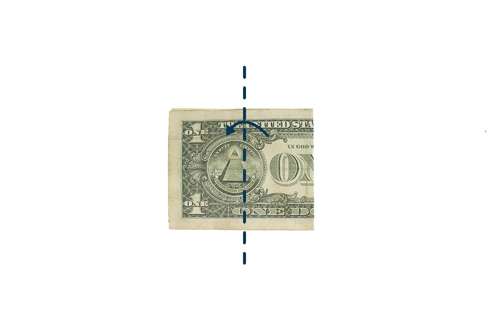 How to Make an Origami Money Flower - Step 04