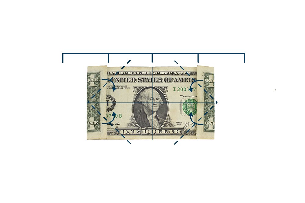 How to Make an Origami Money Flower - Step 07