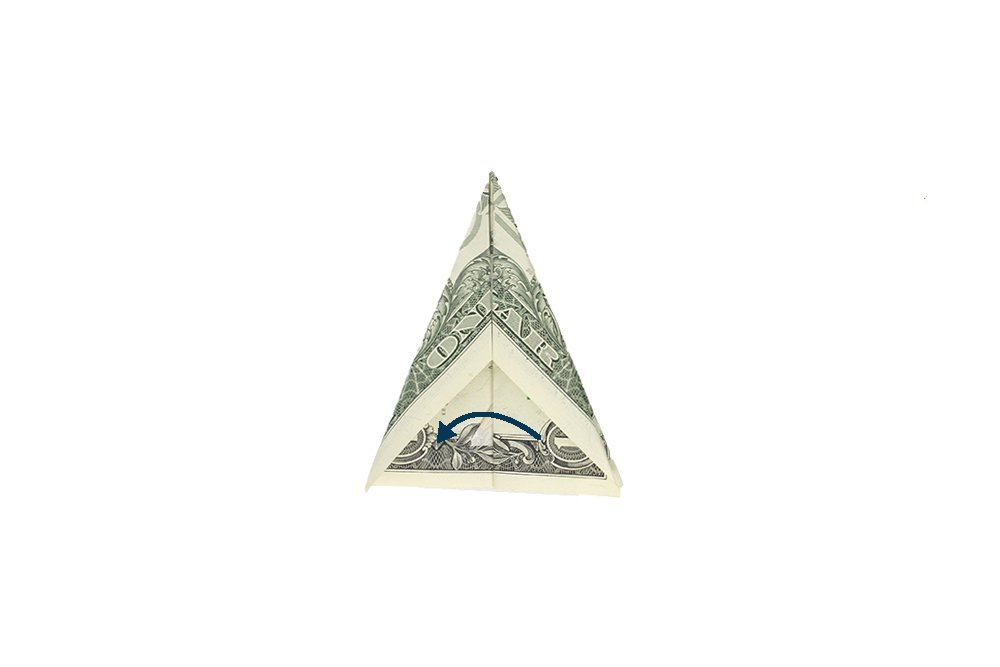 How to Make an Origami Pyramid - Step 012