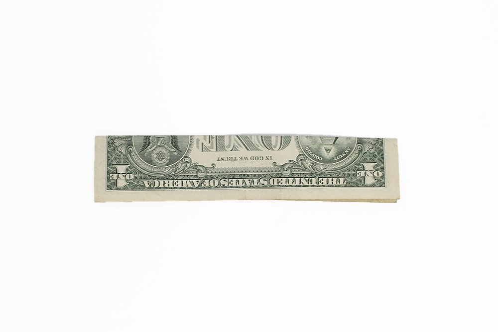 How to make a Money Origami Boot - Step 02
