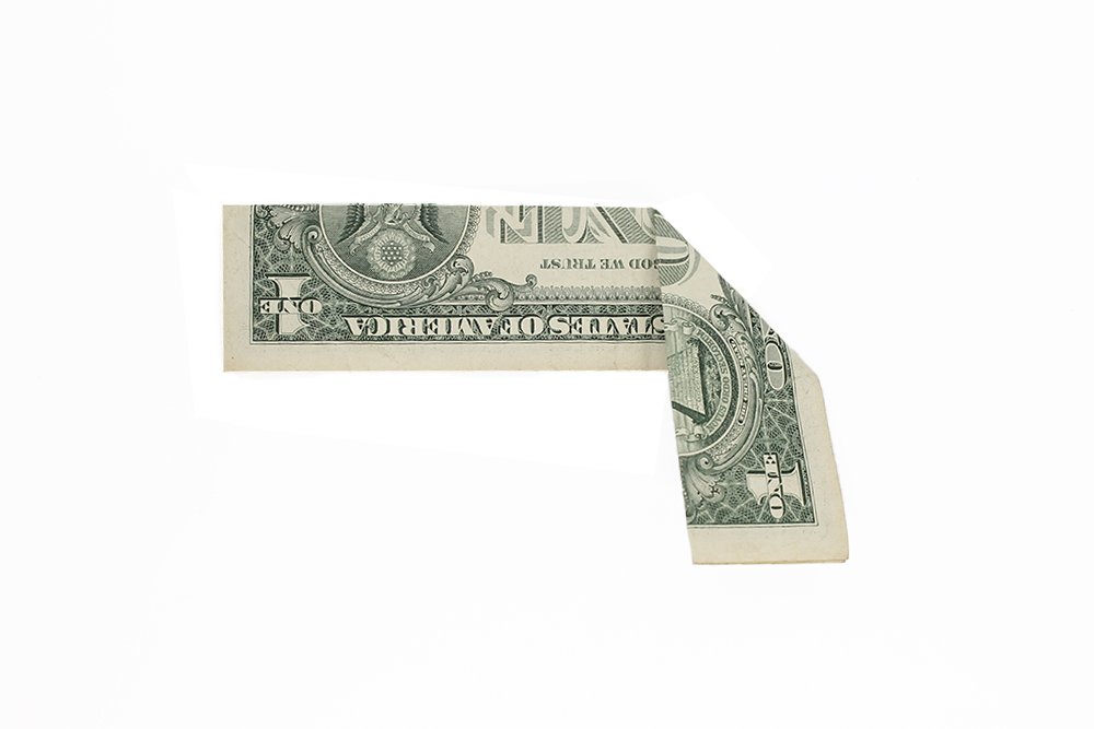 How to make a Money Origami Boot - Step 04