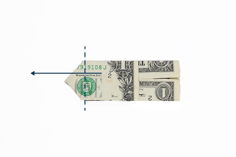 How to make a Money Origami Ring - Step 012.2