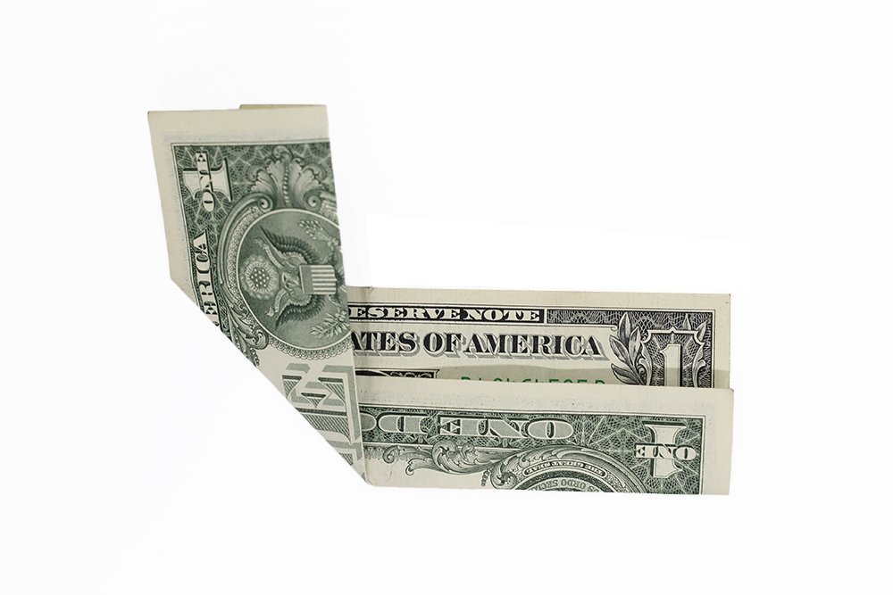 How to make an Origami Heart Dollar - Step 04.2