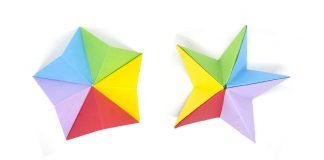 Modular Origami Star Instruction - Thumbnail - 2