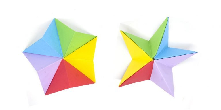 How to Make a 3D Modular Origami Star | Step-by-Step Tutorial