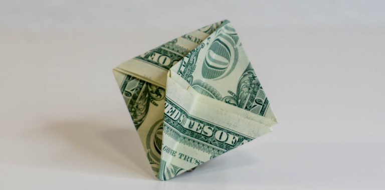 Origami Money Ornament Folding Instructions with Pictures