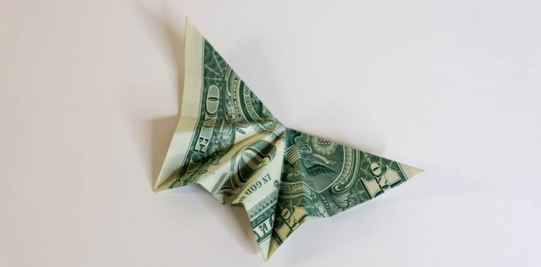 Money Origami Butterfly Step by Step Guide