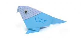 Origami Bird Instruction - Thumbnail