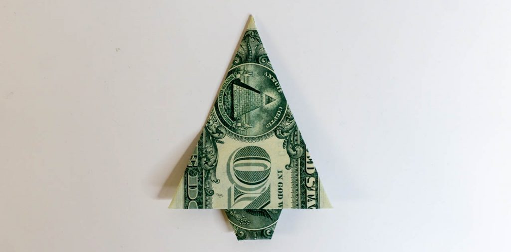 step by step money origami christmas tree step by step money origami christmas tree