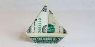 Origami Sailboat From a Dollar Bill Instructions - Thumbnail