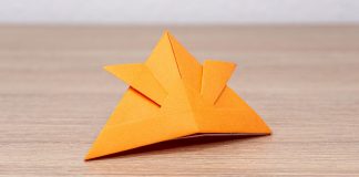 Origami Samurai Hat Stepwise Instruction - Thumbnail - 2