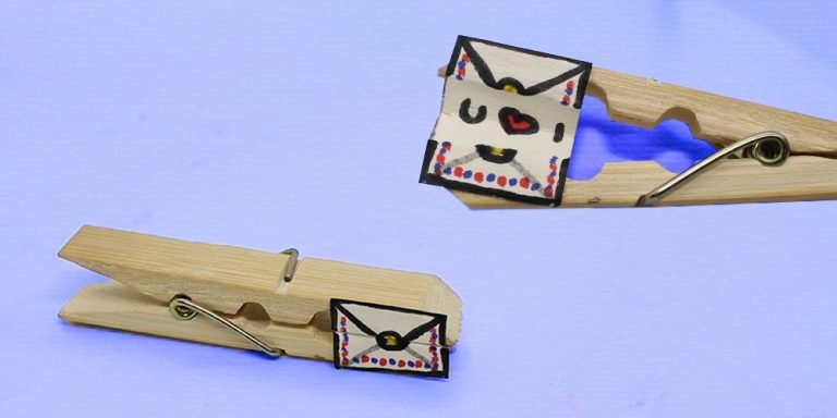 DIY Clothespin Love Letter – Step by Step Tutorial