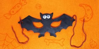 DIY Halloween Mask For Kids - Bat Mask - Thumbnail