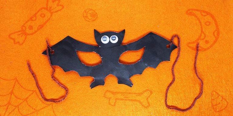 ➥Cute and Spooky DIY Halloween Mask for Kids – Easy Tutorial