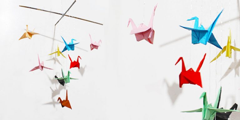 DIY Mobile with Origami Cranes – Step by Step Instructions