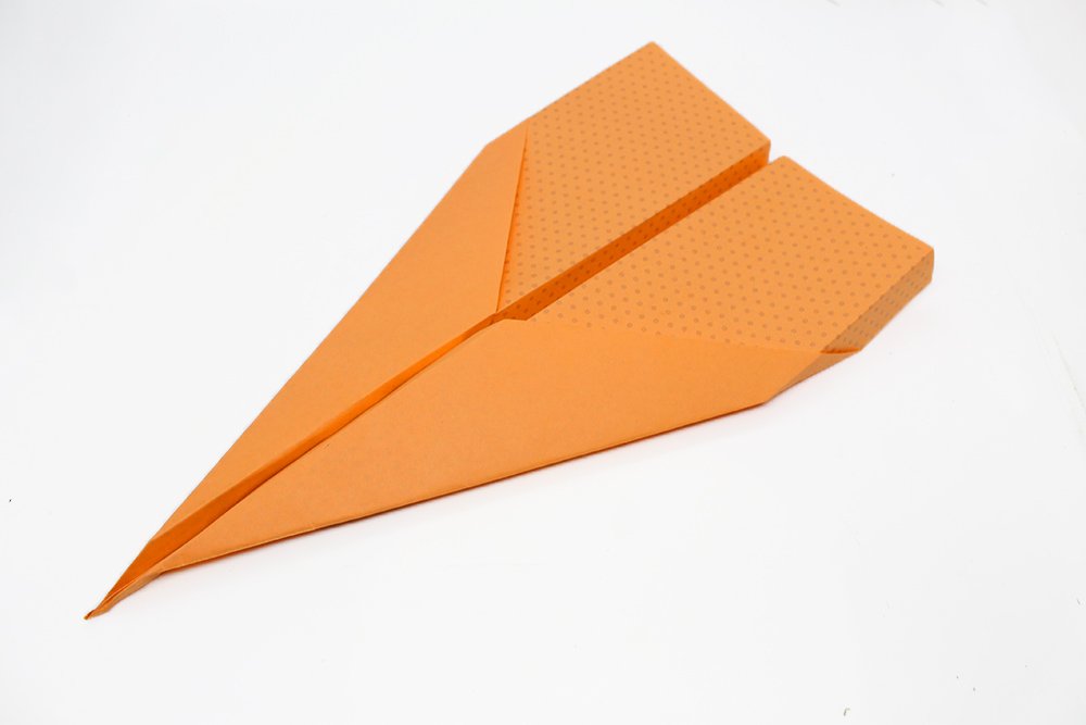Easy paper airplane for kids - 10