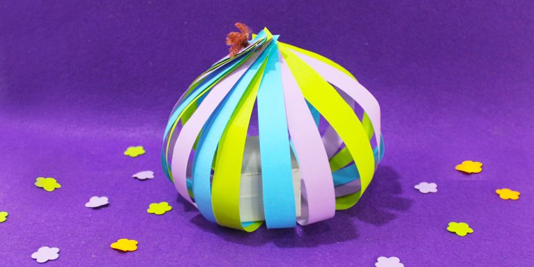 Origami Onion Shaped Gift Box To Wind Up