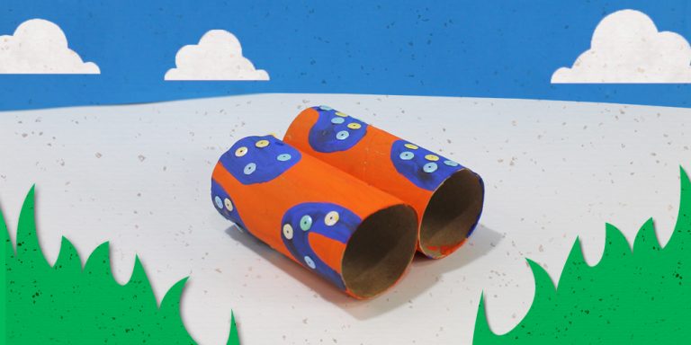 Learn How To Make a Recycled DIY Binoculars For Kids at Home