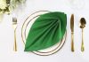 How to Fold a Napkin into a Leaf - Thumbnail